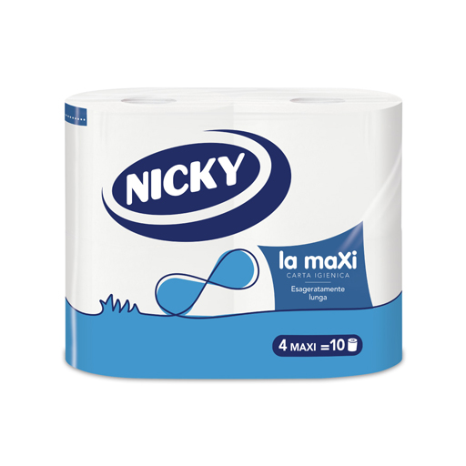 Acqua e Sapone Sicilia - NICKY CARTA IGIENICA LA MAXI X 4