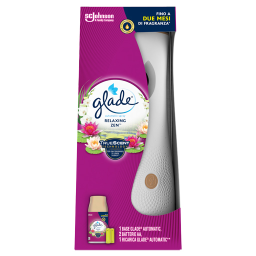 Acqua e Sapone Sicilia - GLADE AUTOMATIC SPRAY BASE CON RICARICA FRAGRANZA  RELAXING ZEN