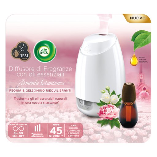 Acqua e Sapone Sicilia - AIR WICK DIFFUSORE OLI ESSENZIALI PEONIA