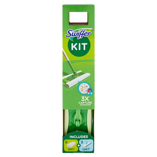 Swiffer Duster Staubmagnet 3D Clean Panni Cattura Polvere per Scopa Swiffer  - Ricarica 5 Salviette ->