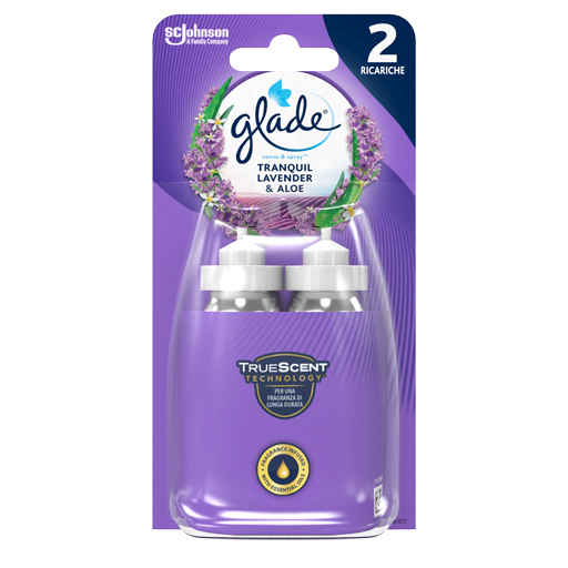 Acqua e Sapone Sicilia - GLADE SENSE & SPRAY DOPPIA RICARICA LAVANDA E  GELSOMINO