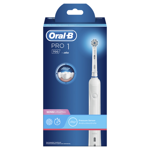Acqua e Sapone Sicilia ORALB SPAZZOLINO ELETTRICO PRO1 700 SENSI ULTRA THIN