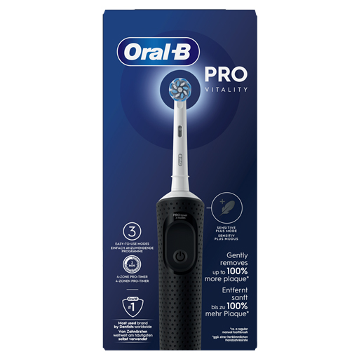 ORAL-B - Spazzolino elettrico PW VITALITY PRO DUO HBOX - Blu, Nero