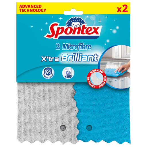 Spontex microfibre panno effetto daino 1 pezzo Spontex microfibre panno effetto daino 1 pezzo