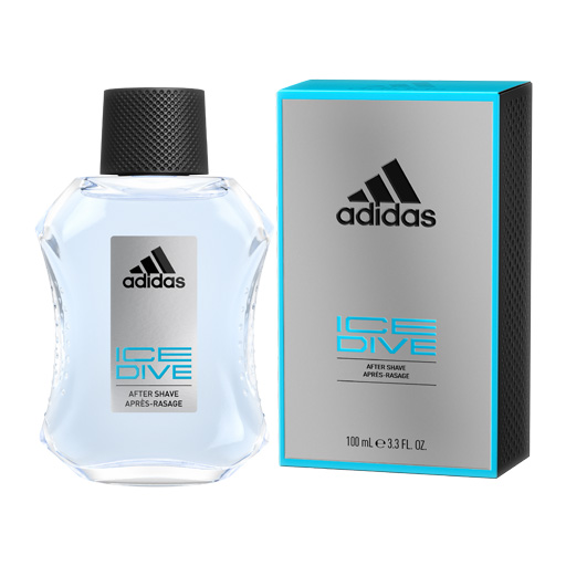 Adidas Confezione Regalo Uomo Ice Dive, Eau de Toilette 50 ml, Deodorante  Spray 150 ml, Trousse da Viaggio